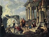 Apostle Paul Preaching on the Ruins by Giovanni Paolo Pannini